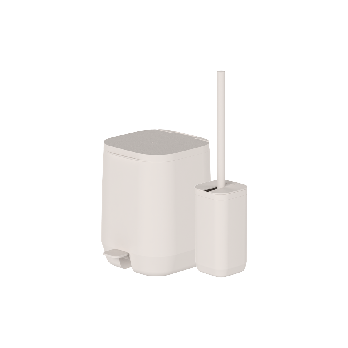 Kit de banheiro com lixeira com pedal Ou 2 peças Linha Aura