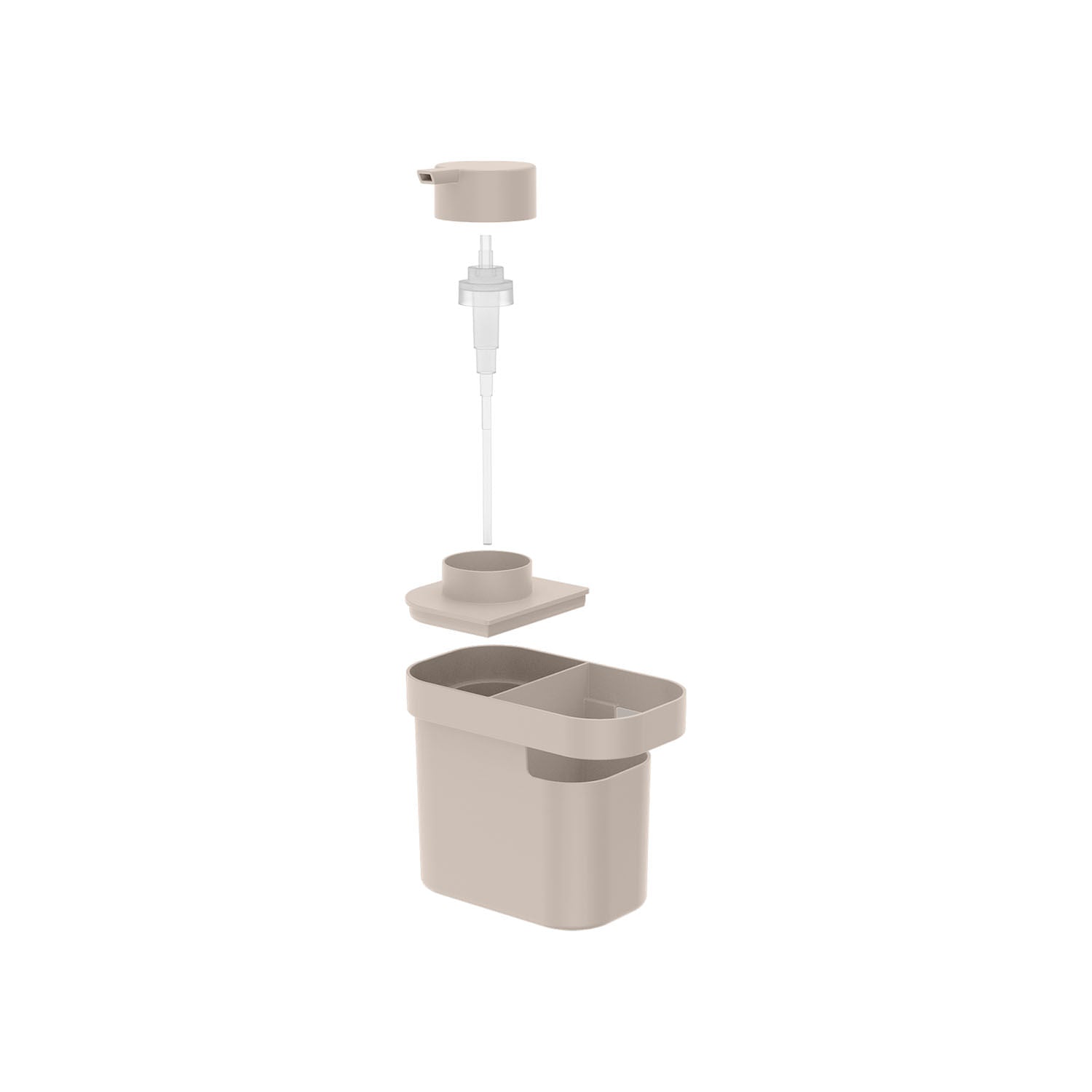 Dispenser para detergente e organizador de pia Ou 650ml Linha Trium