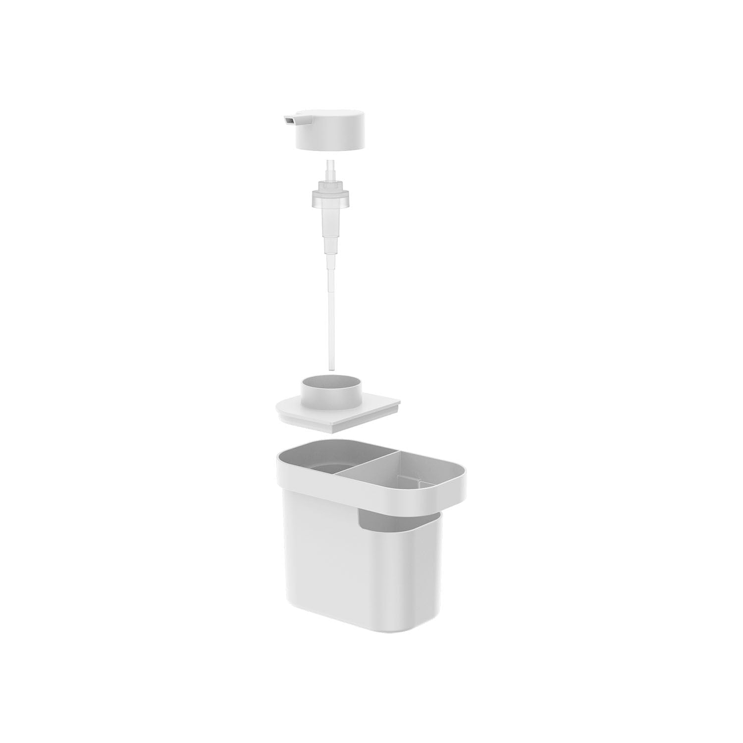 Dispenser para detergente e organizador de pia Ou 650ml Linha Trium
