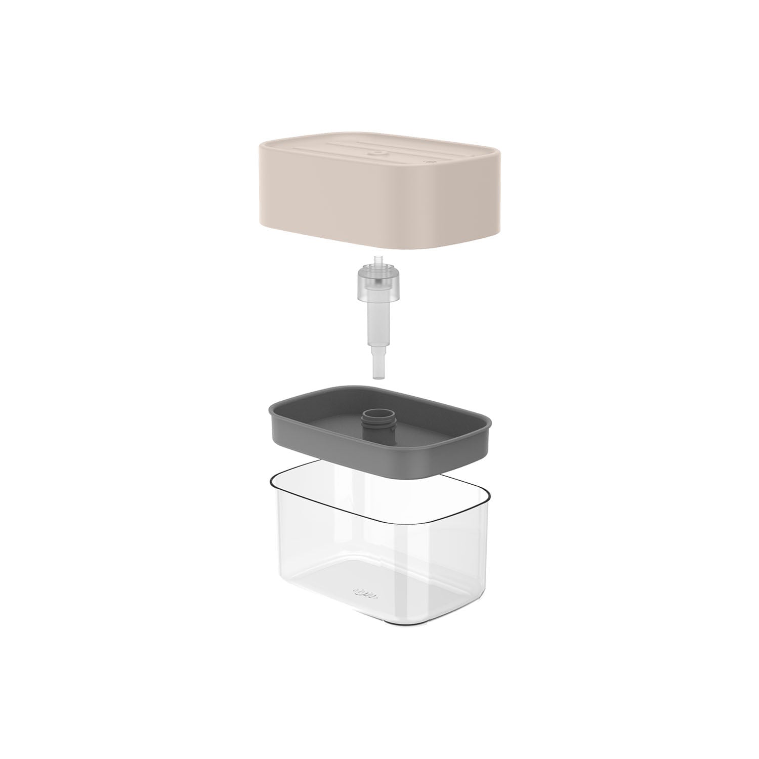 Dispenser para detergente porta esponja Ou 550ml Linha Trium