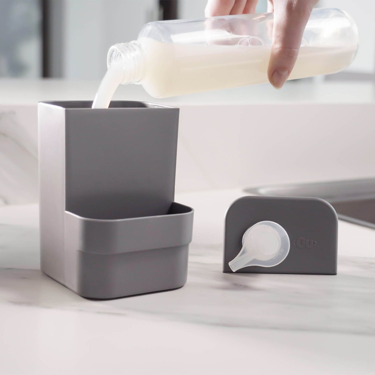 Dispenser para detergente e esponja compact Ou 500ml Linha Trium
