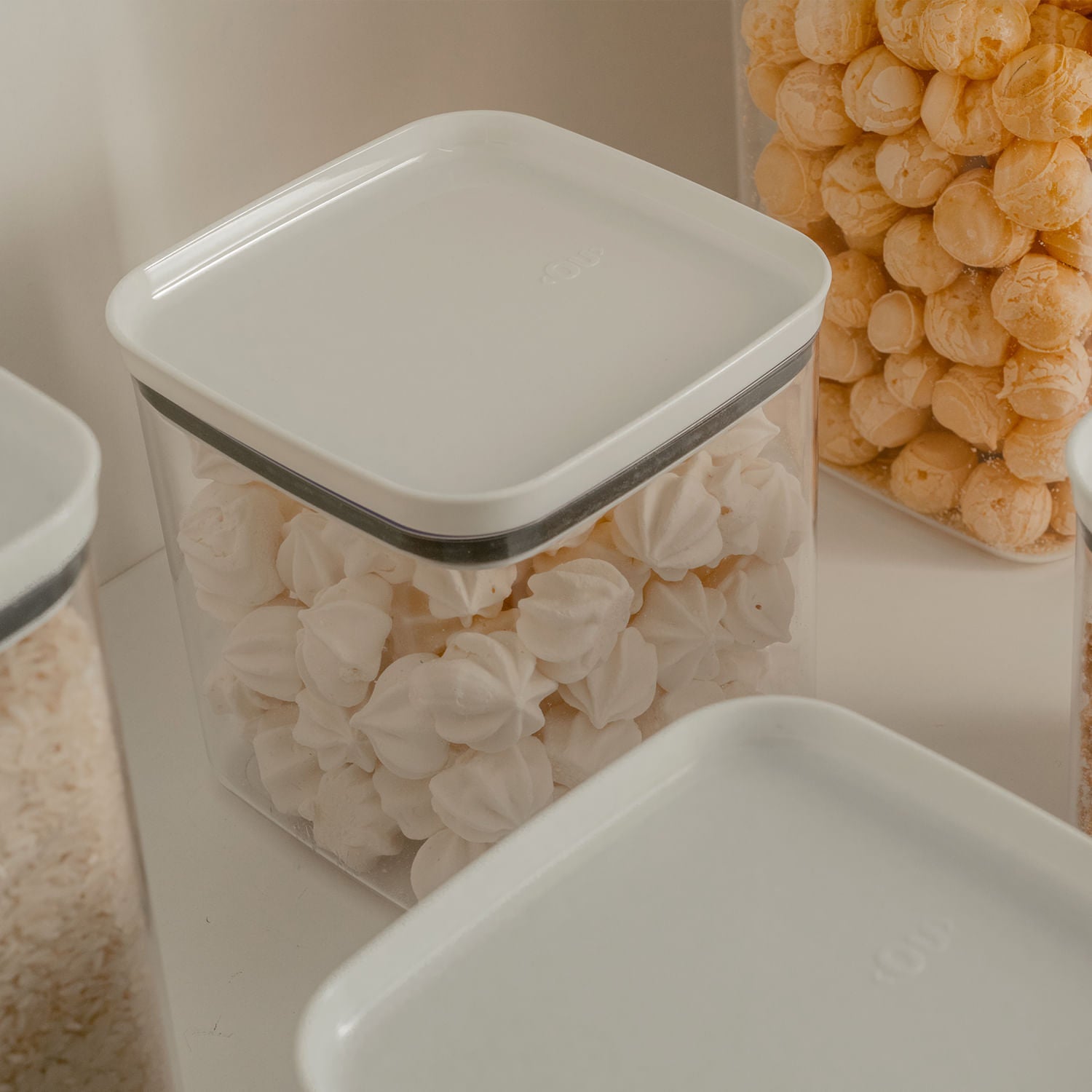 Pote hermético organizador Ou 2,3L Linha Block