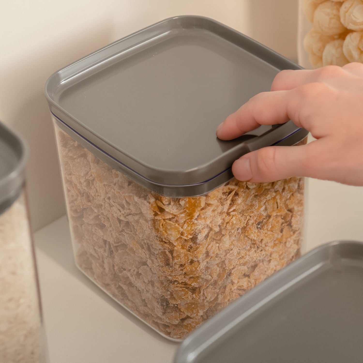 Pote hermético organizador Ou 2,3L Linha Block