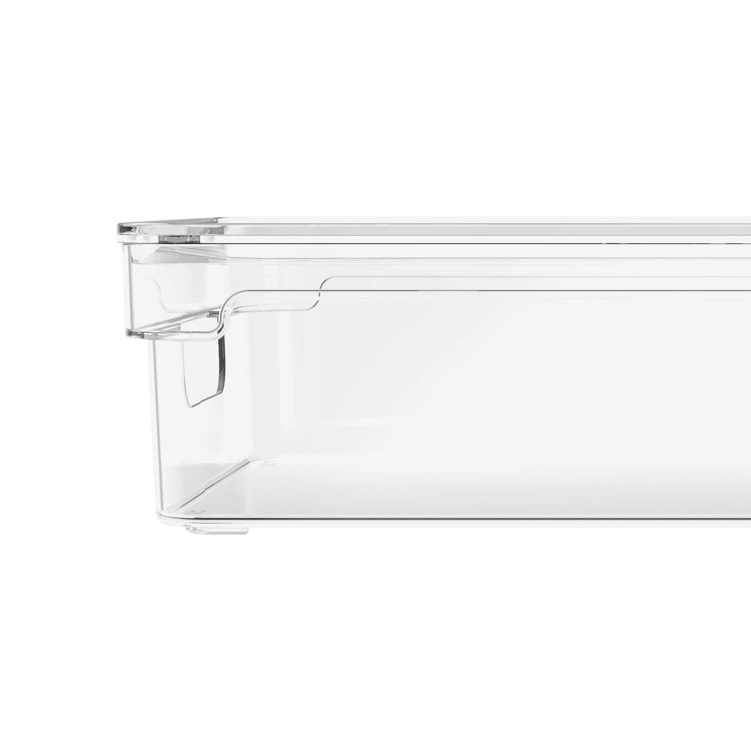 Organizador de armários com tampa Ou 2,8L Linha Clear