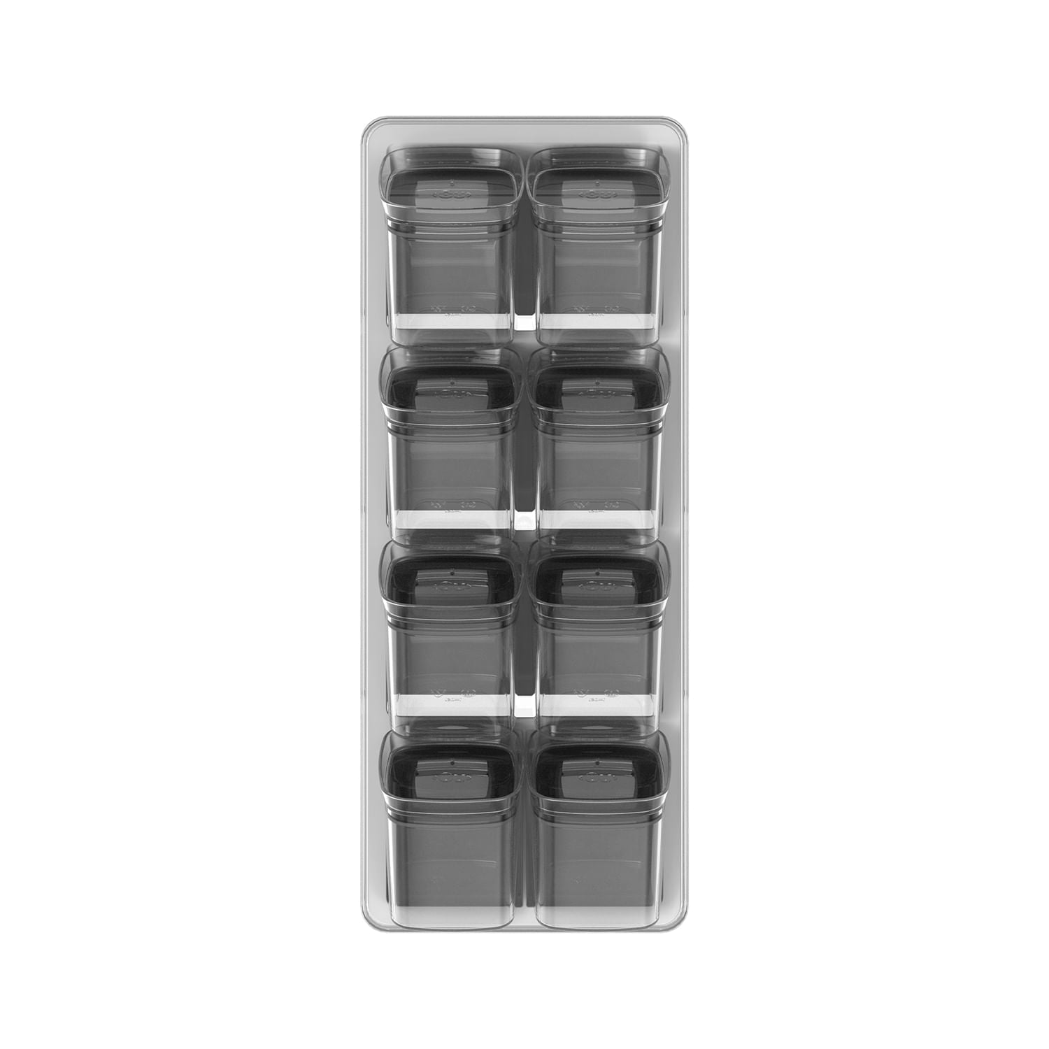 Organizador de temperos Ou 9 peças Linha Clear