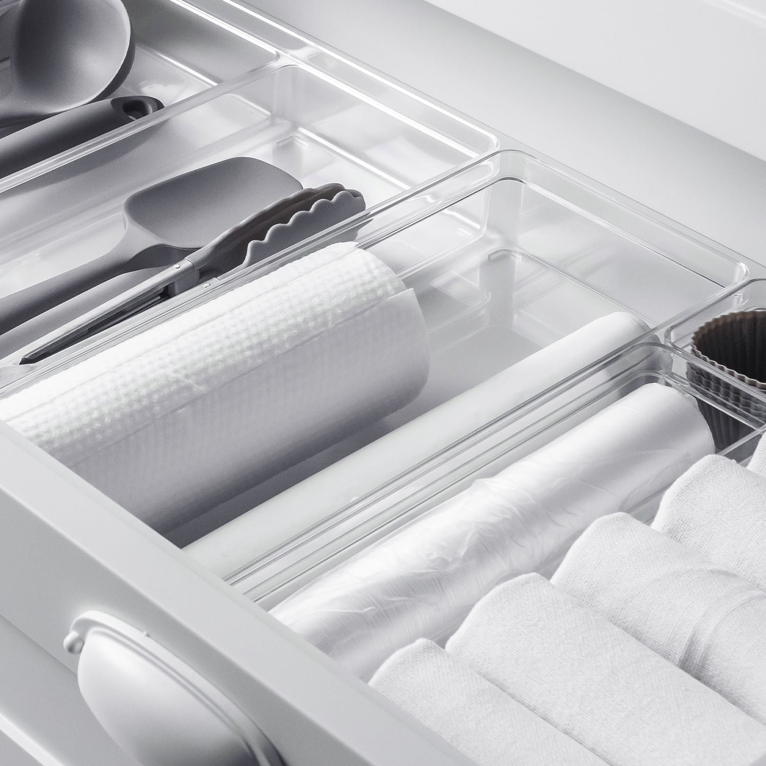 Organizador de gavetas Ou 37,5 x 15 x 5,6 Linha Clear