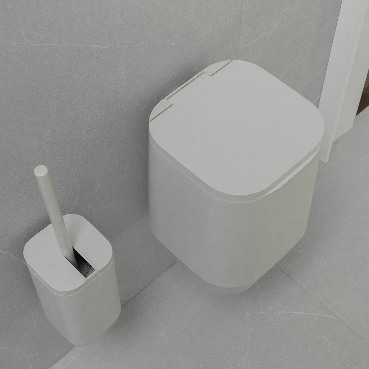 Kit de banheiro Completo com lixeira de piso/parede Ou 6 peças Linha Aura