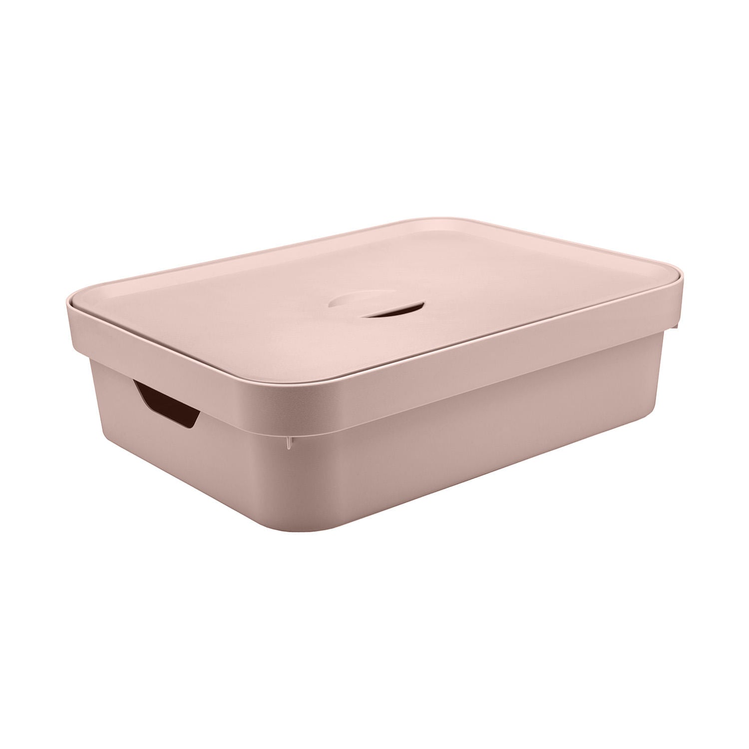 Caixa organizadora Ou 16L Linha com tampa Linha Cube