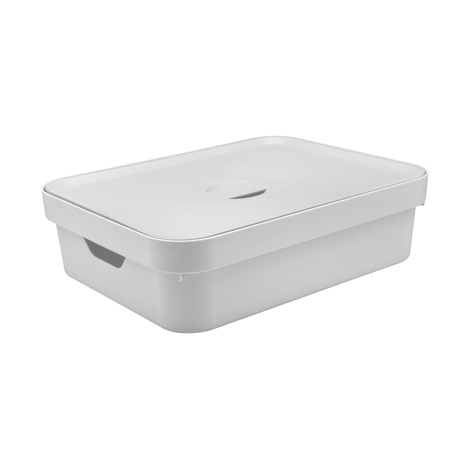Caixa organizadora Ou 16L Linha com tampa Linha Cube