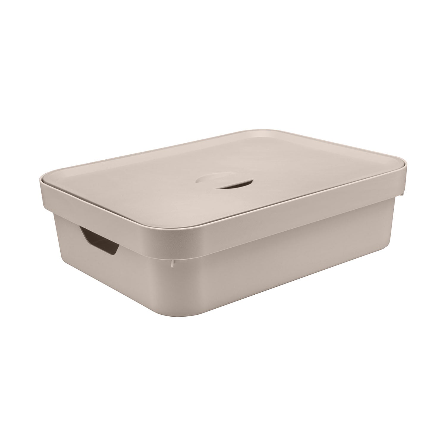 Caixa organizadora Ou 16L Linha com tampa Linha Cube