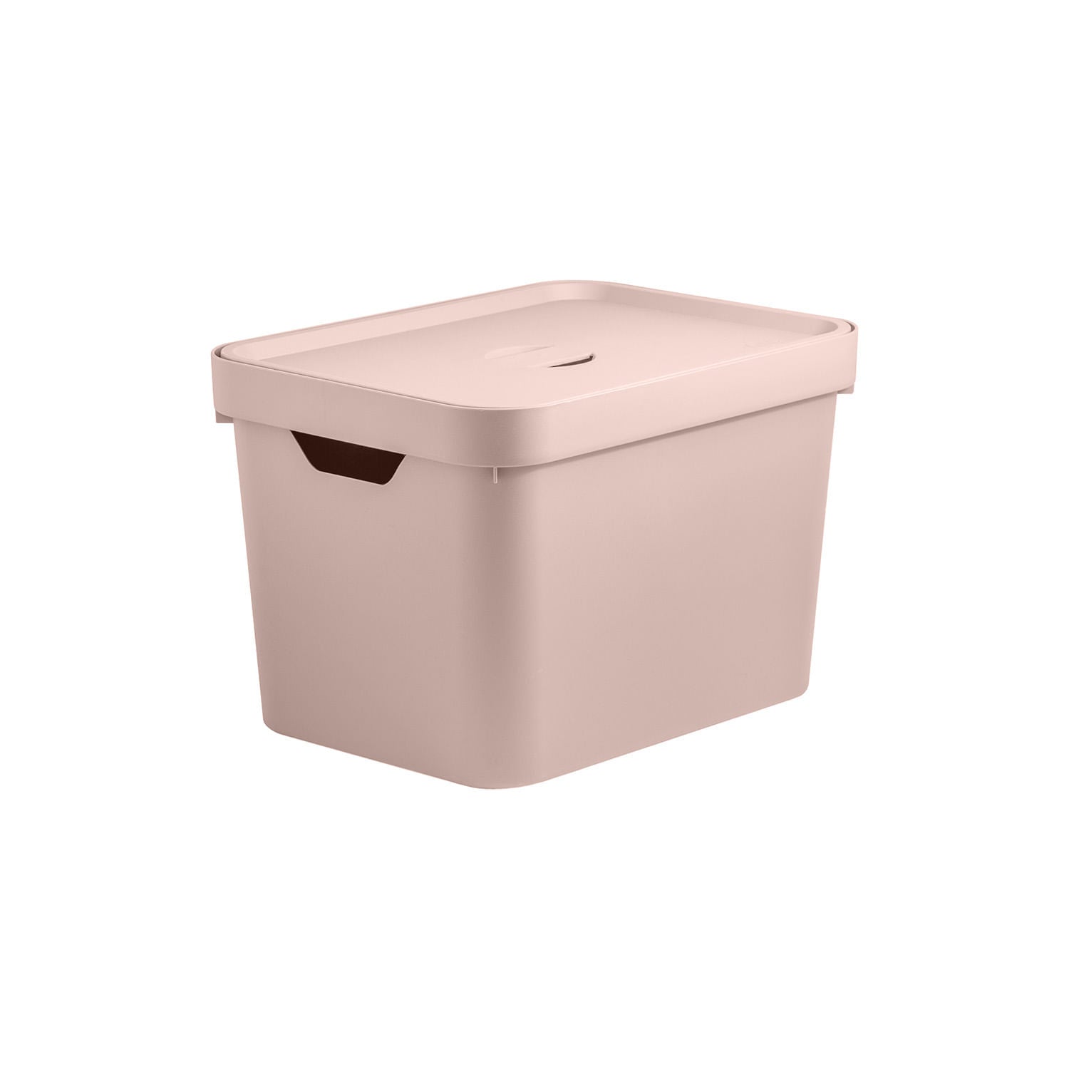 Caixa organizadora Ou 18L com tampa Linha Cube