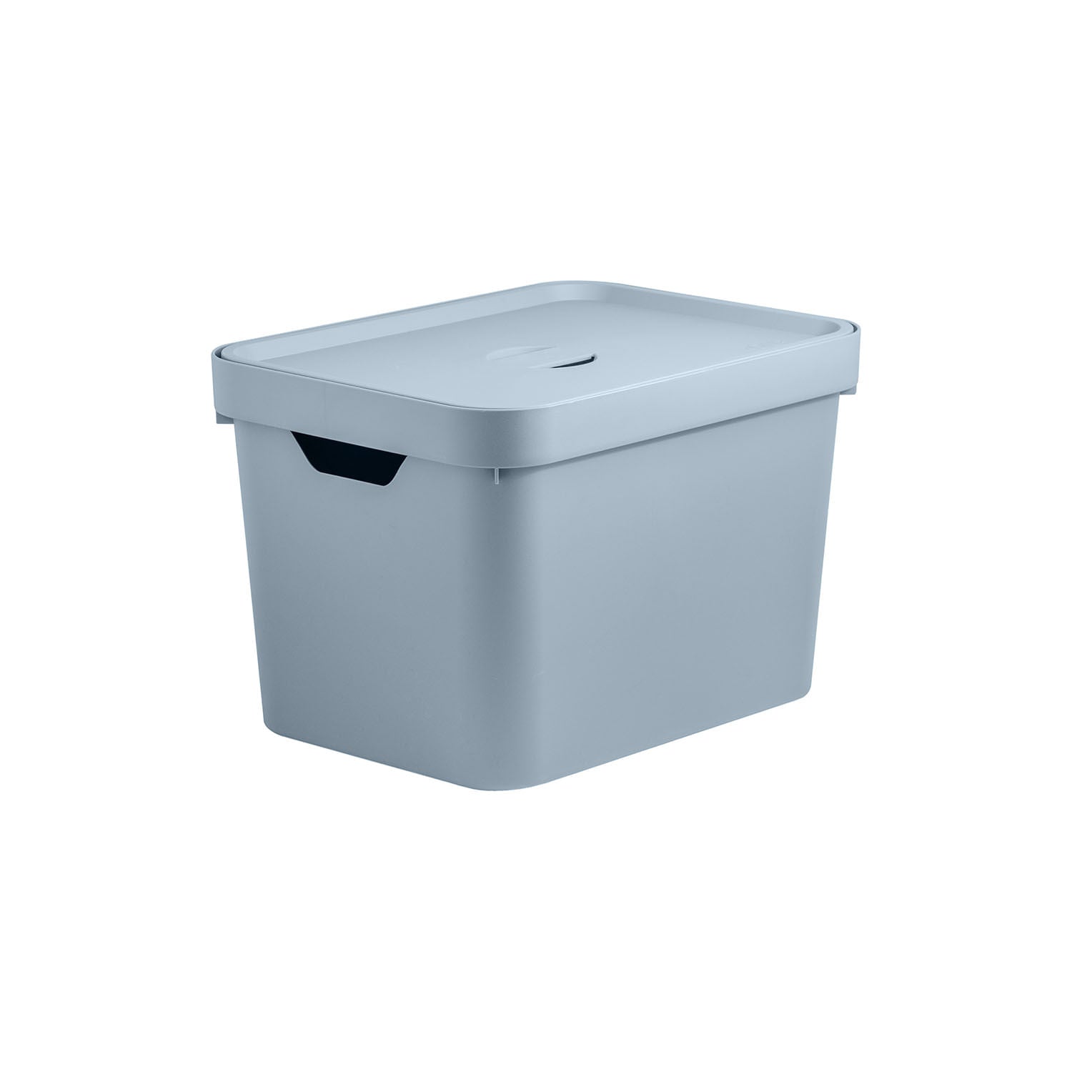 Caixa organizadora Ou 18L com tampa Linha Cube