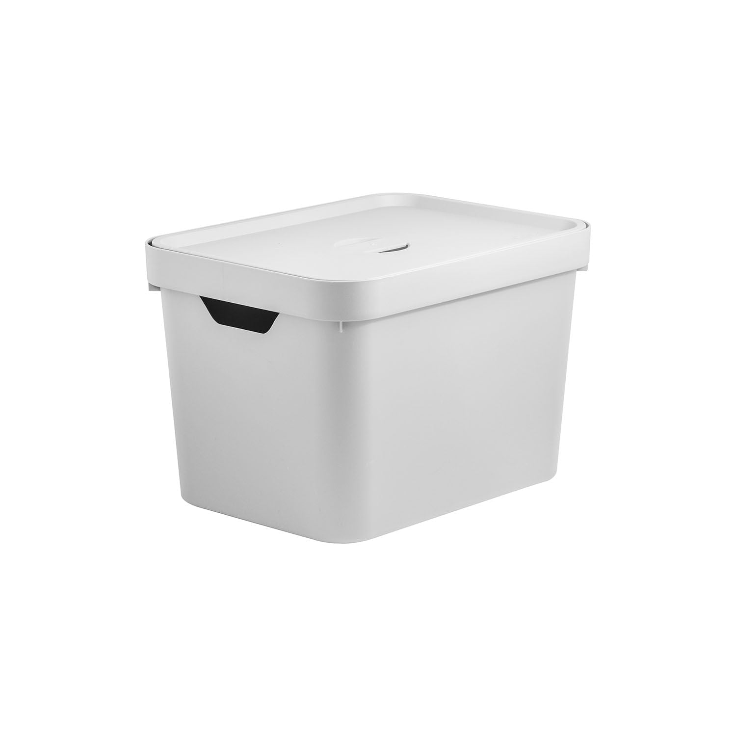 Caixa organizadora Ou 18L com tampa Linha Cube