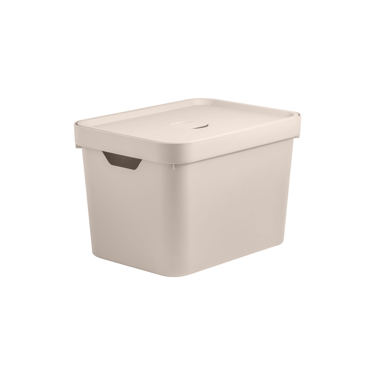Caixa organizadora Ou 18L com tampa Linha Cube