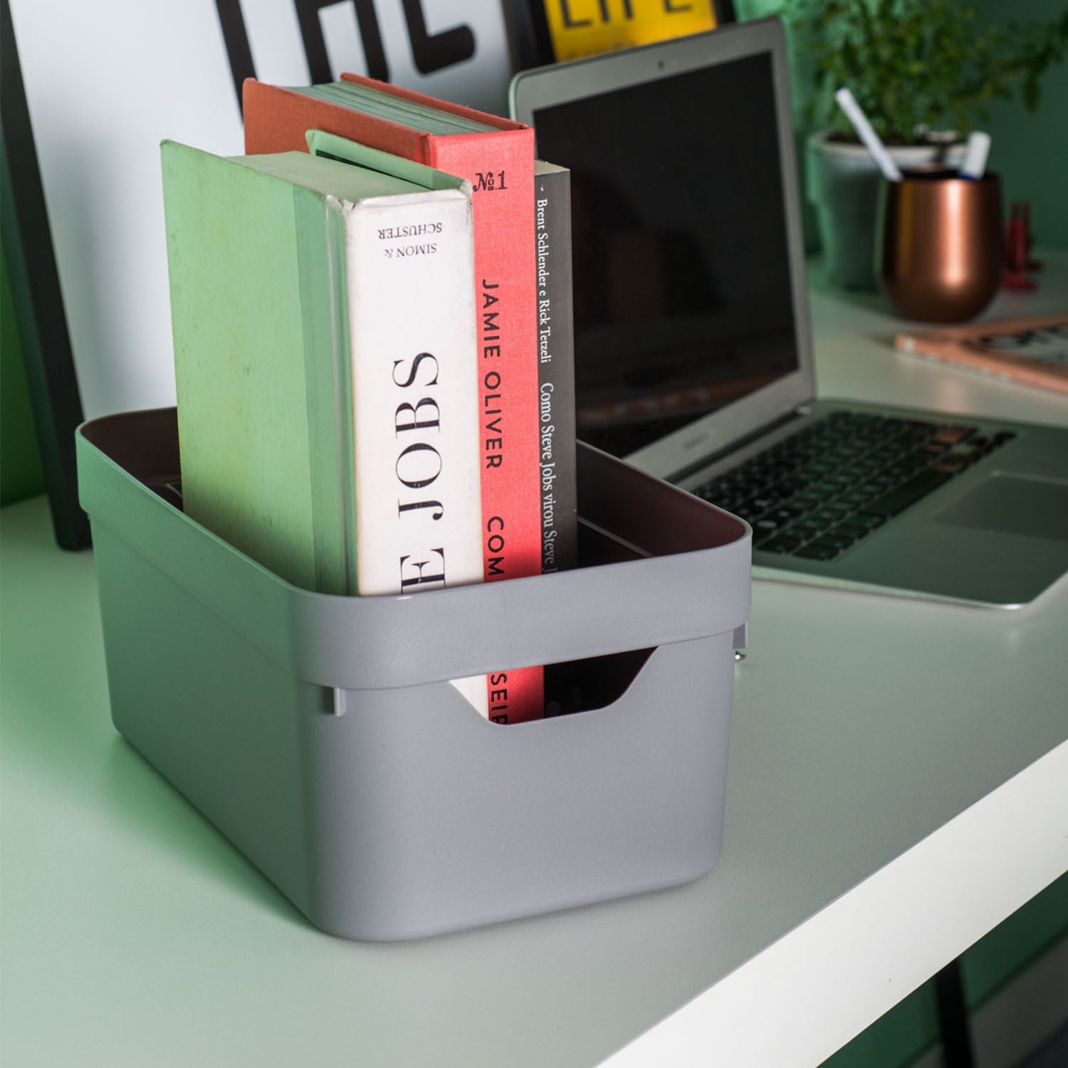 Caixa organizadora Ou 5,3L Linha Cube