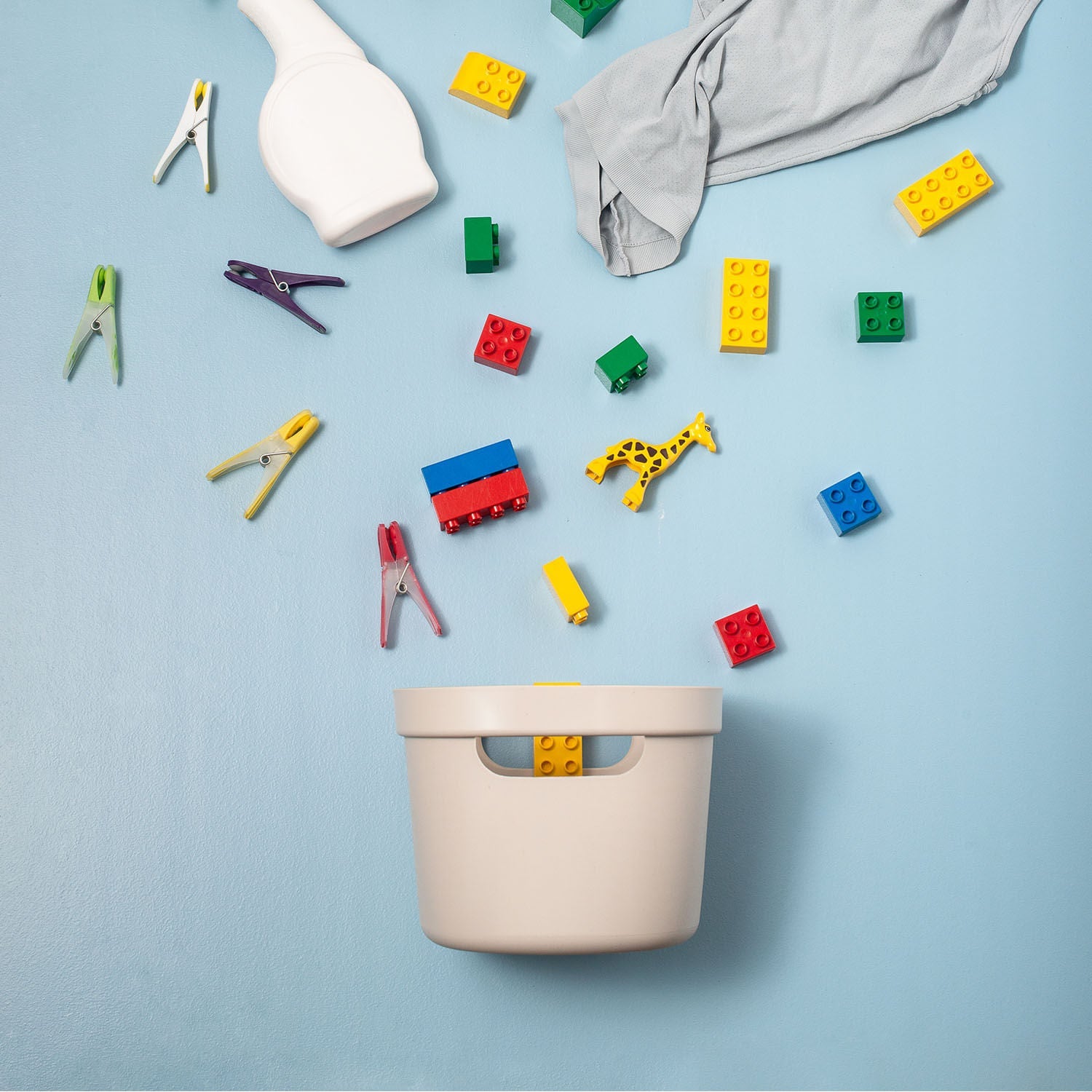 Cesto organizador flexível Ou 4L Linha Cube Flex