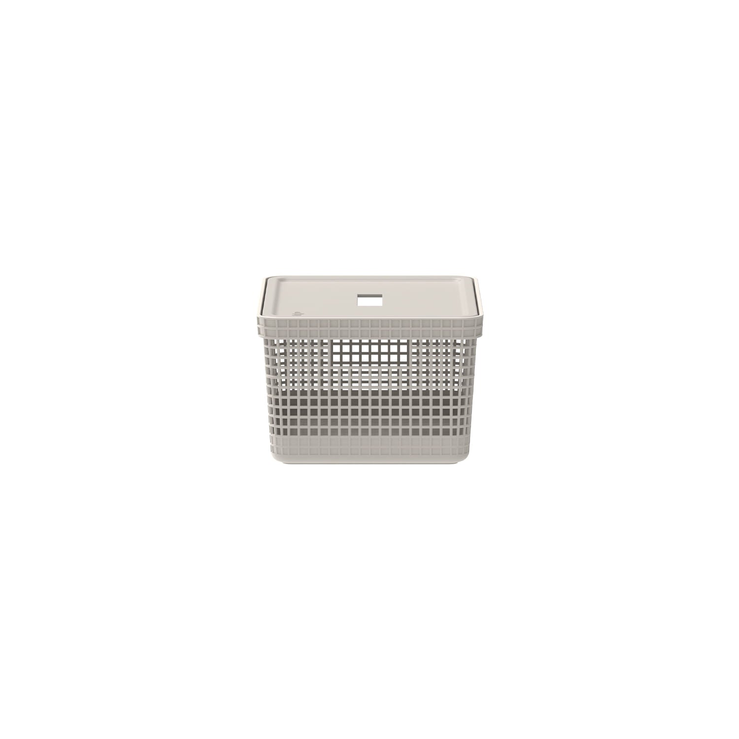 Cesto organizador Ou 8L com tampa Linha Grid