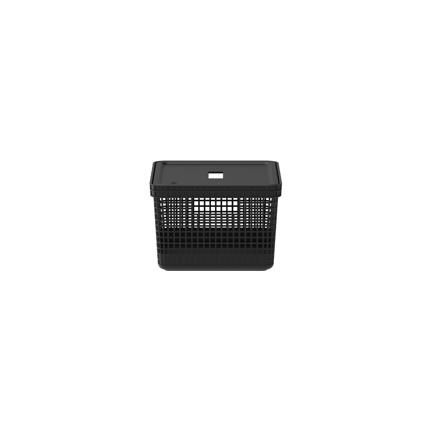 Cesto organizador Ou 8L com tampa Linha Grid