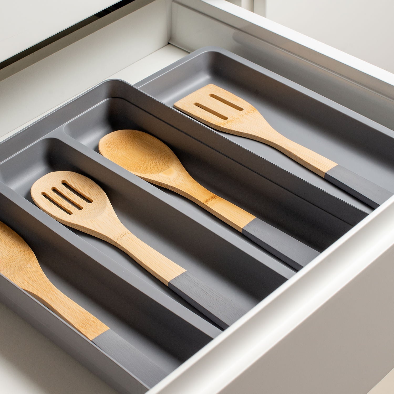 Kit de organizador de talheres, facas e utensílios Ou 3 peças