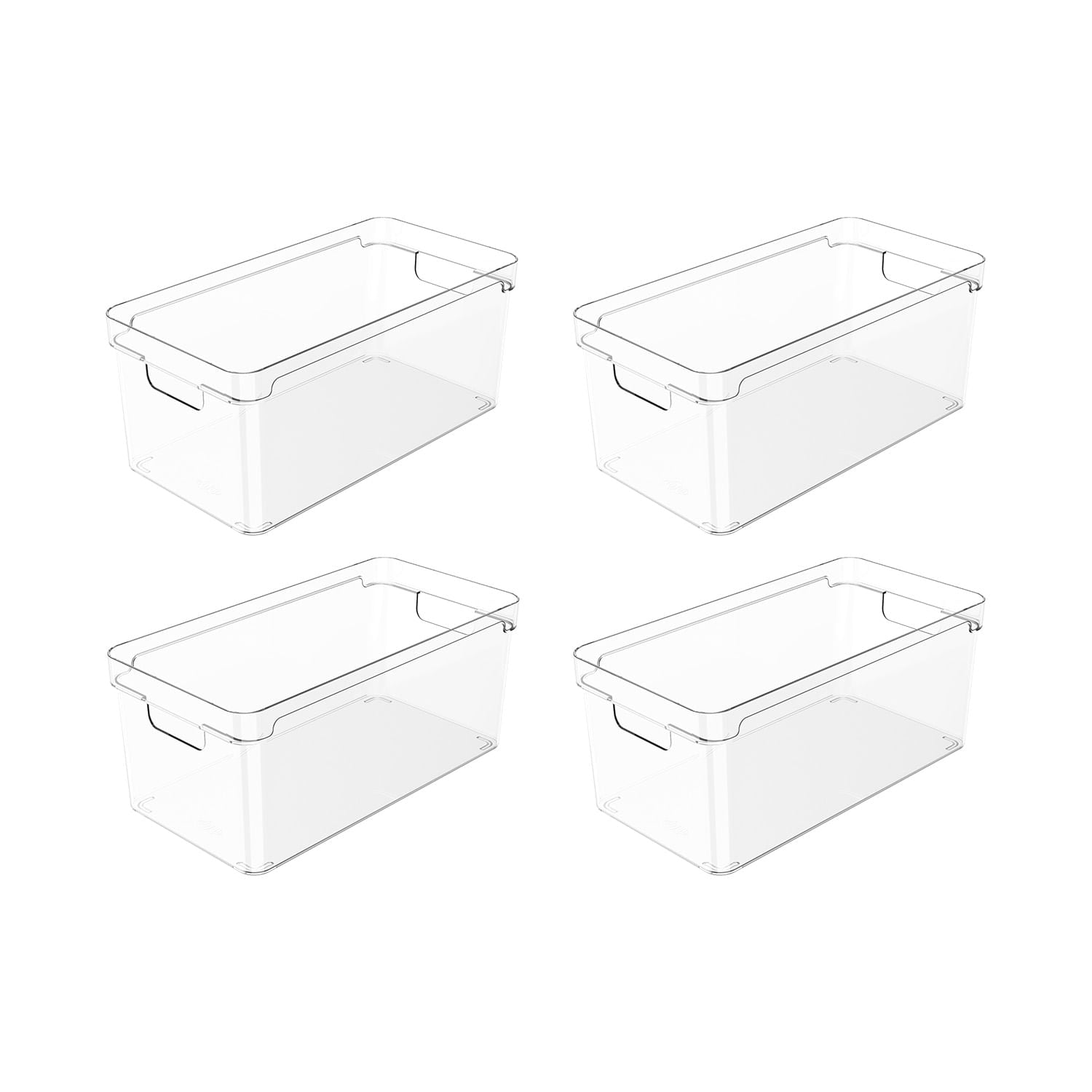 Kit de organizador de armários Ou 4 peças 30x15x13 Linha Clear