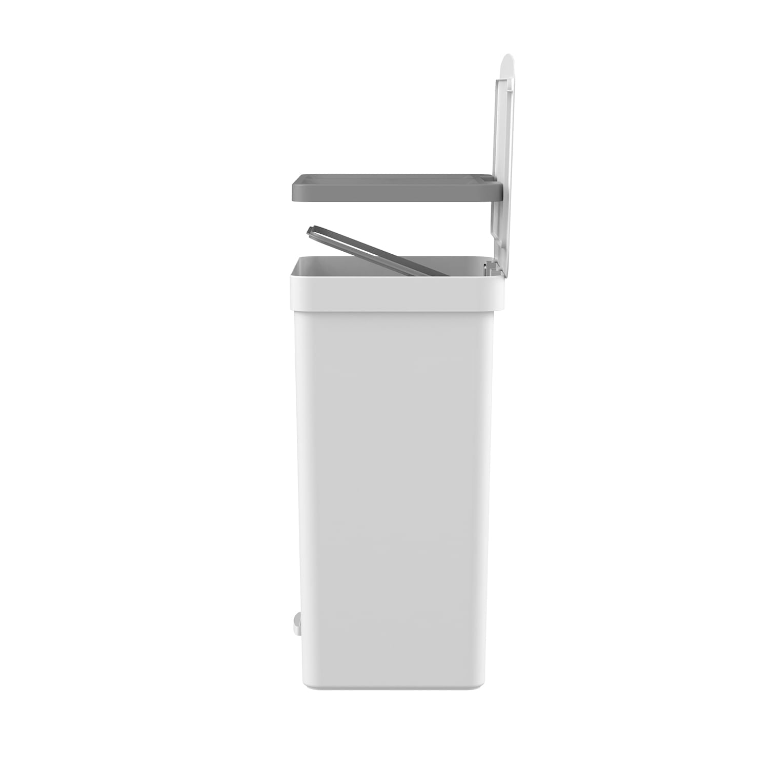 Lixeira com pedal com duplo compartimento Ou 30L Linha Trium