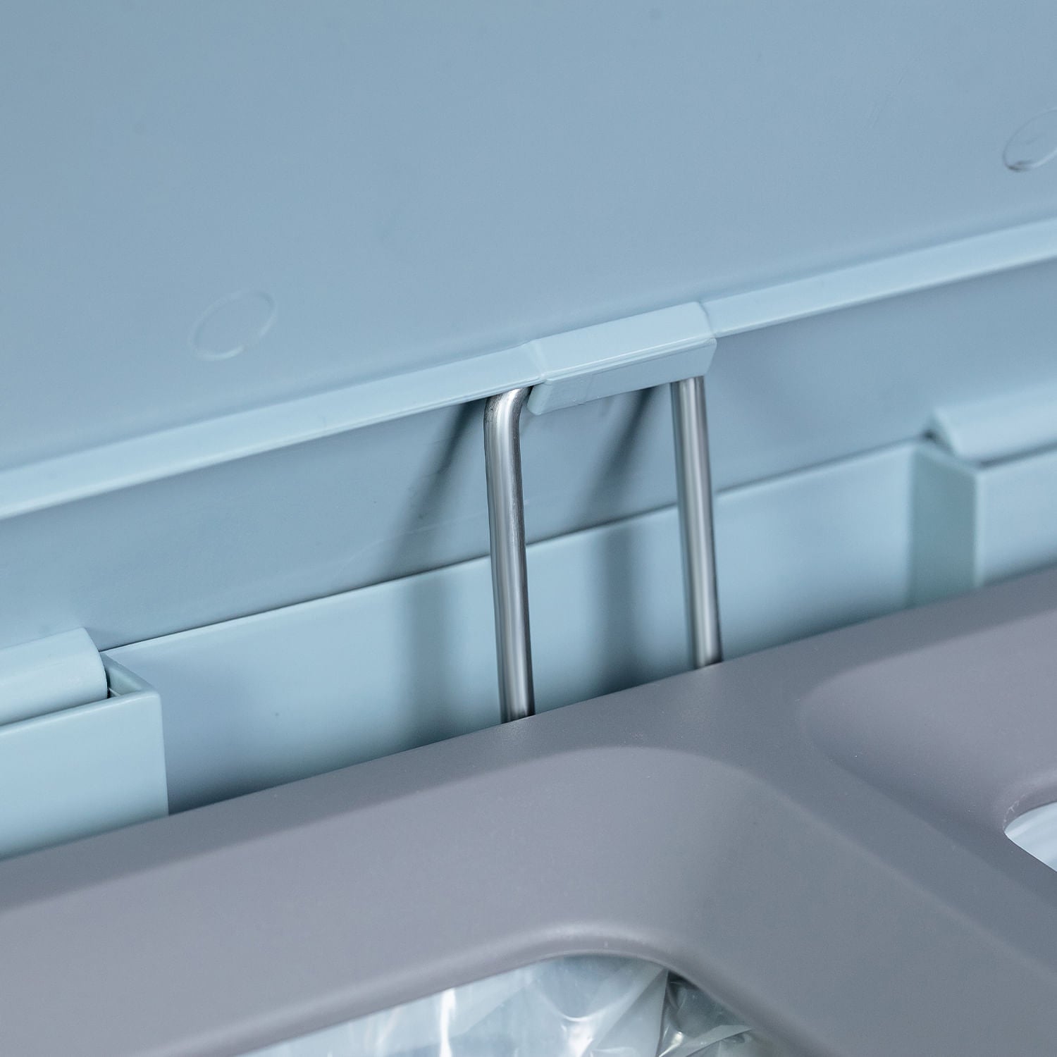 Lixeira de pedal com duplo compartimento Ou 20L Linha Trium