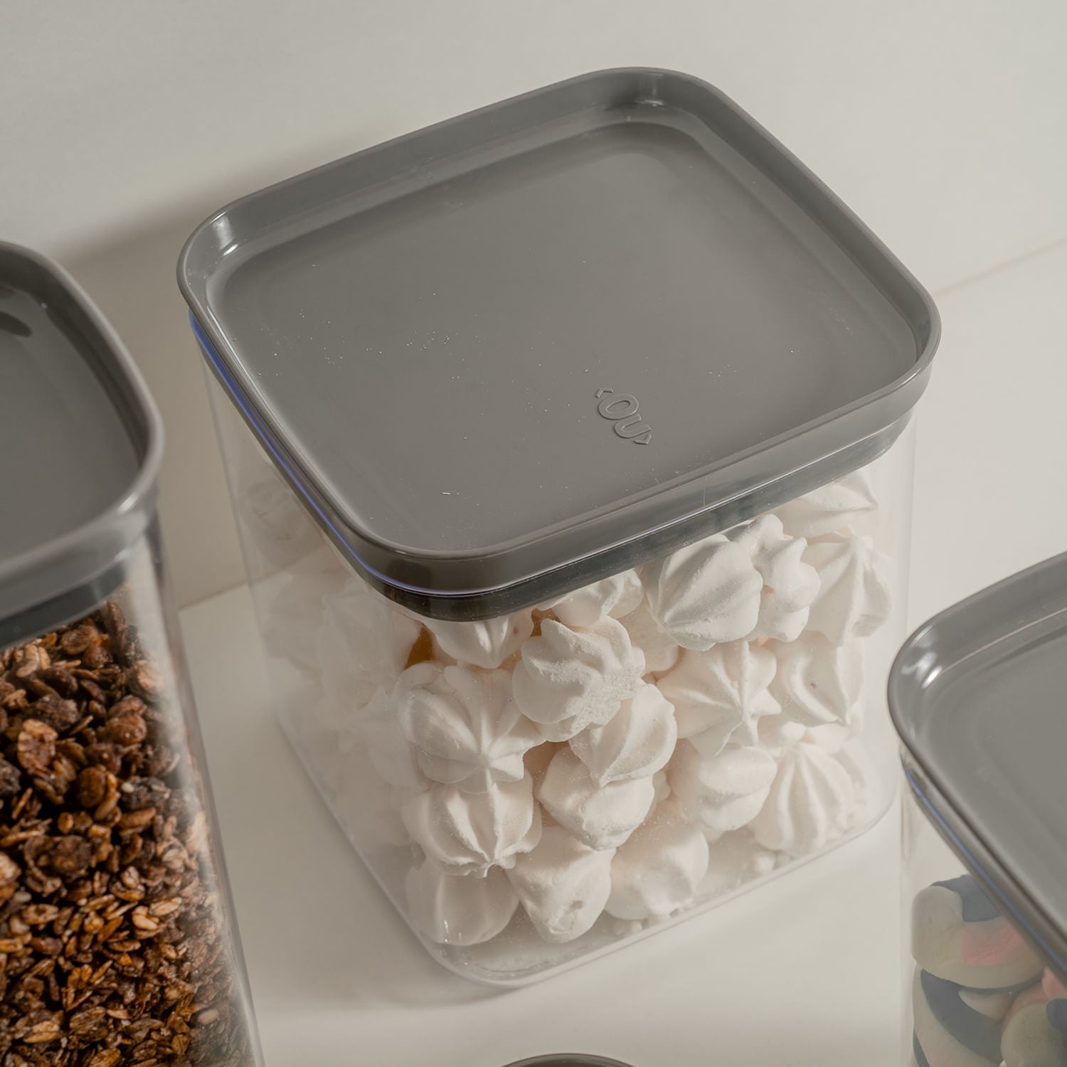 Pote hermético organizador Ou 2,3L Linha Block