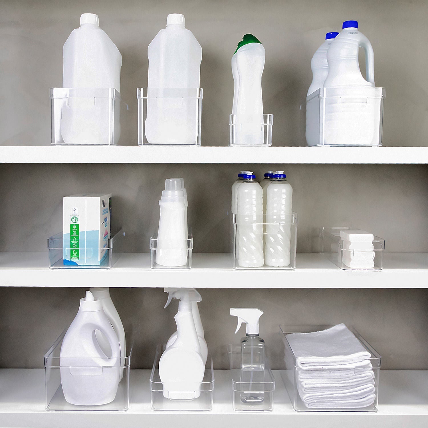 Organizador de armários Ou 7,5L Linha Clear