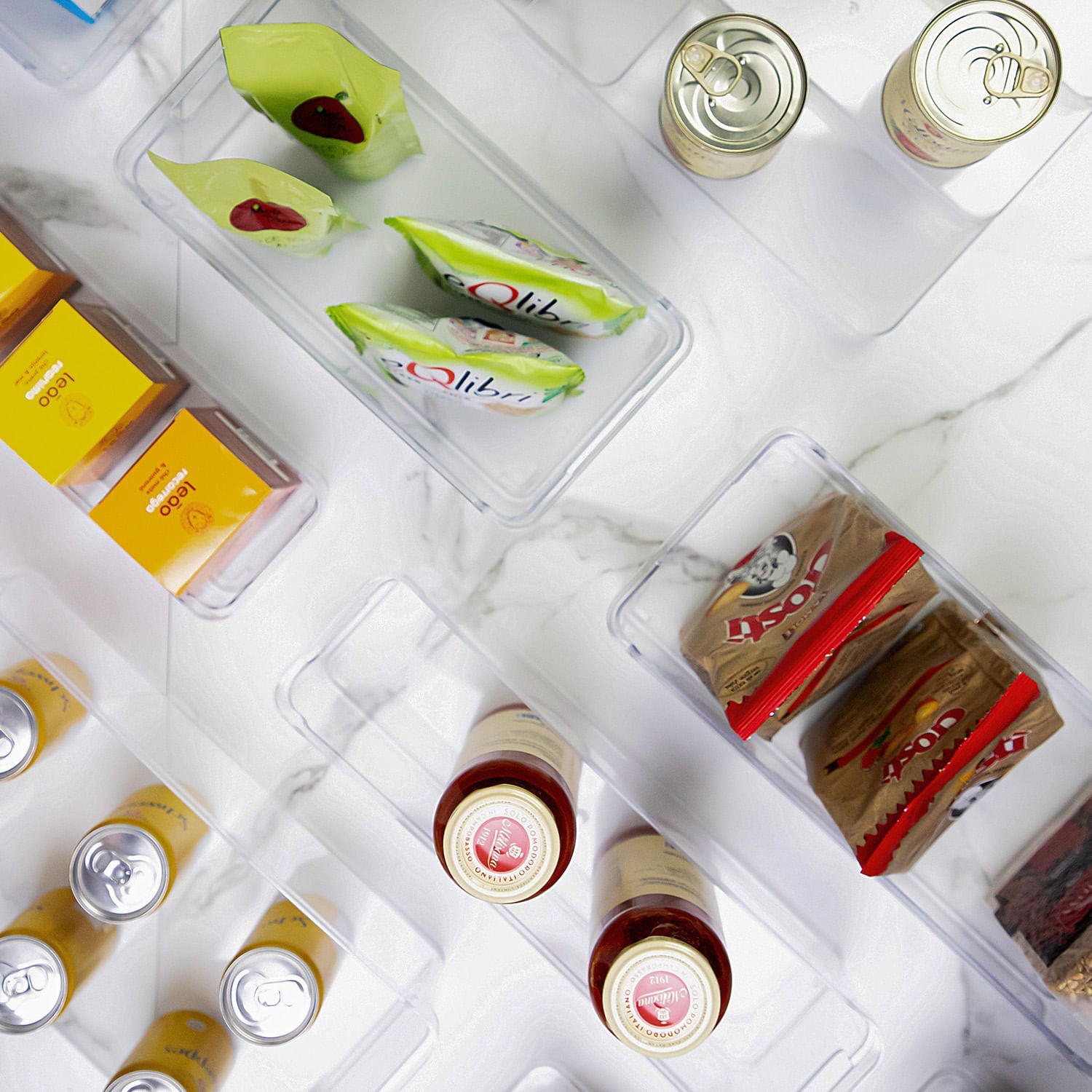 Organizador de armários Ou 4,5L Linha Clear