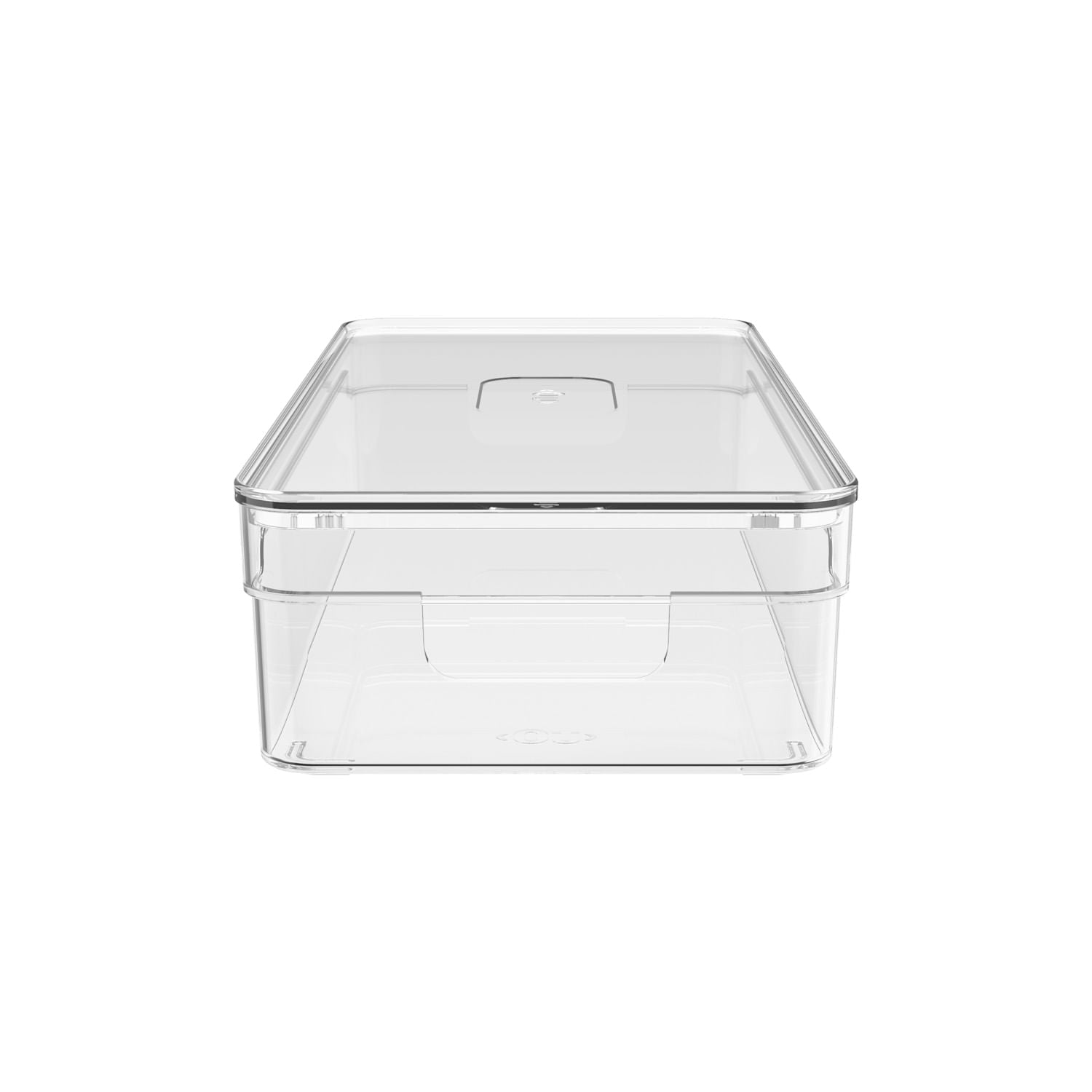 Organizador de armários com tampa Ou 2,8L Linha Clear