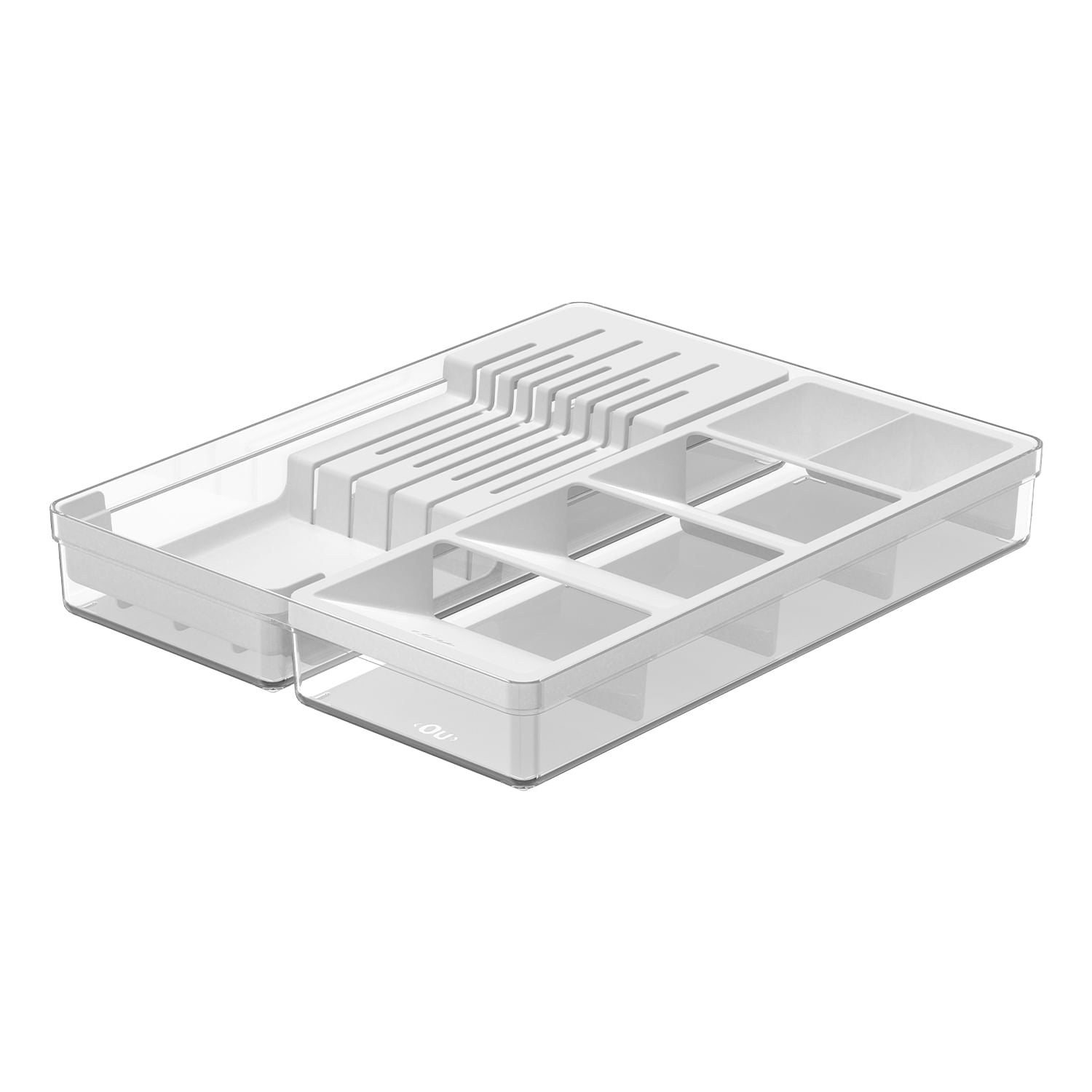 Organizador de facas e talheres Ou Linha Clear
