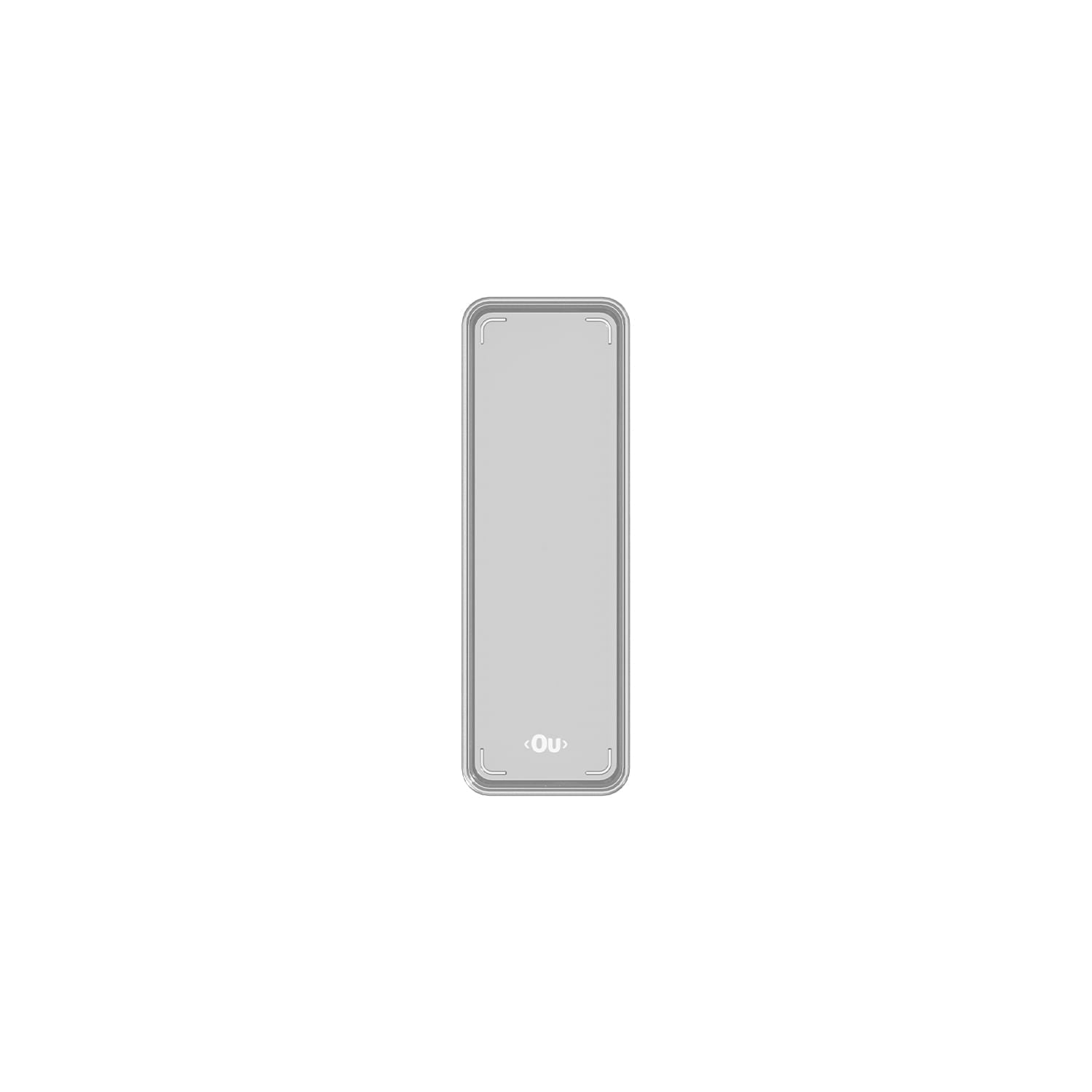 Organizador de gavetas Ou 22,5 x 7,5 x 5,6 Linha Clear