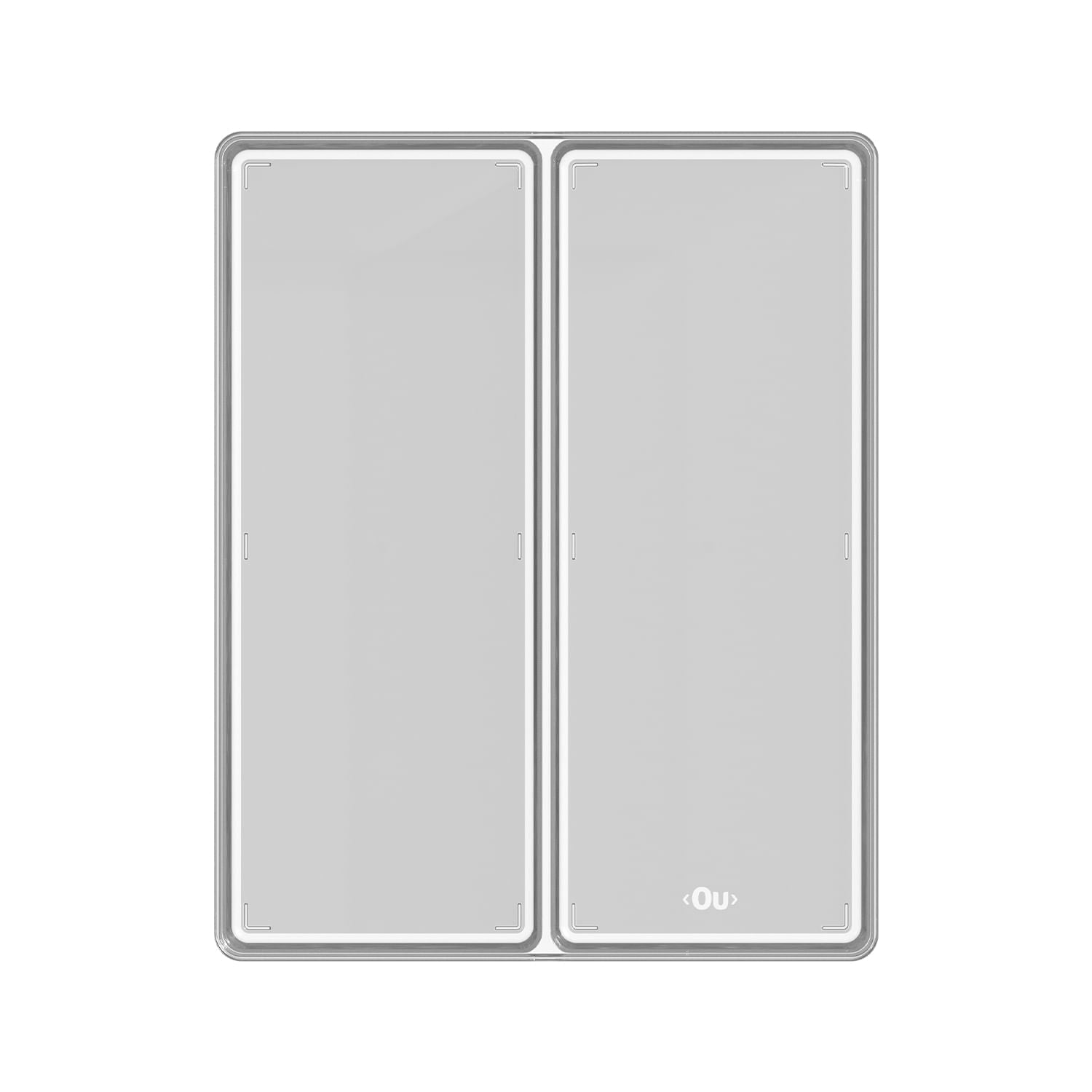 Organizador de gavetas Ou 37,5 x 30 x 5,6 Linha Clear