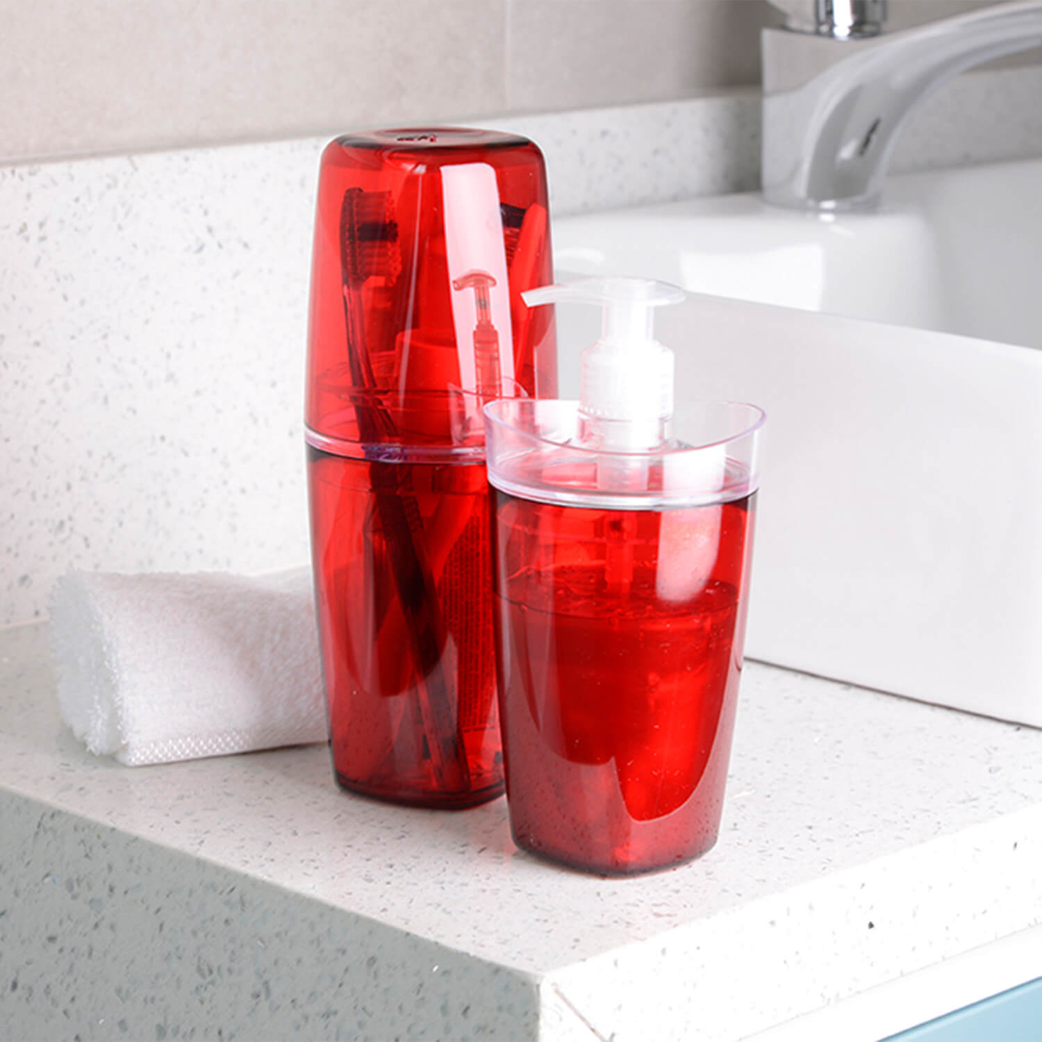 Porta sabonete líquido Ou 260ml Linha Tule