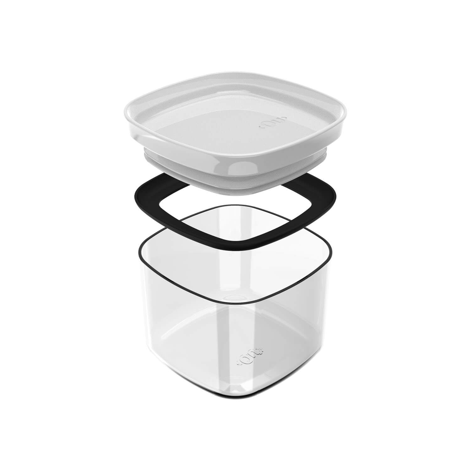 Pote hermético organizador Ou 450ml Linha Block