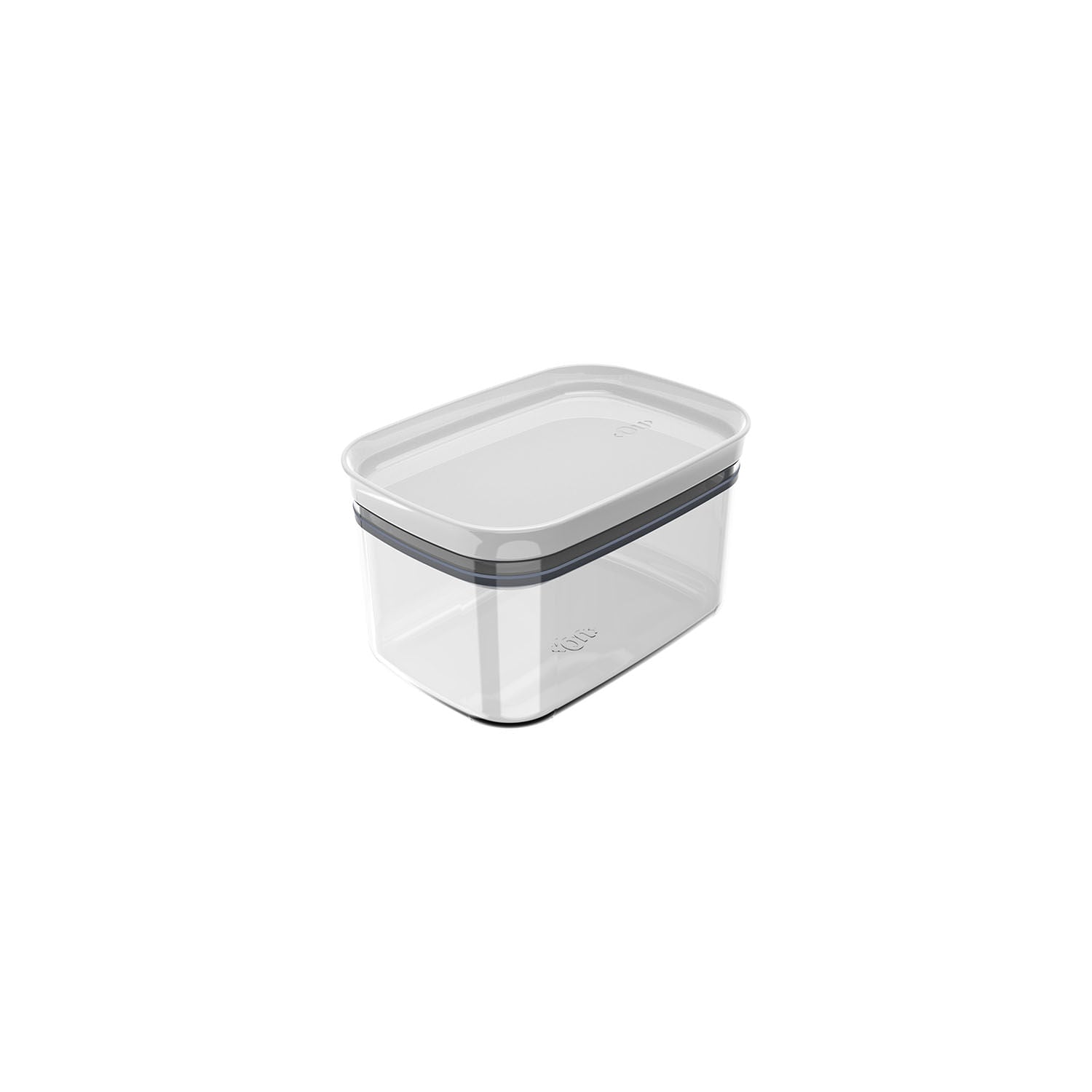 Pote hermético organizador retangular Ou 650ml Linha Block