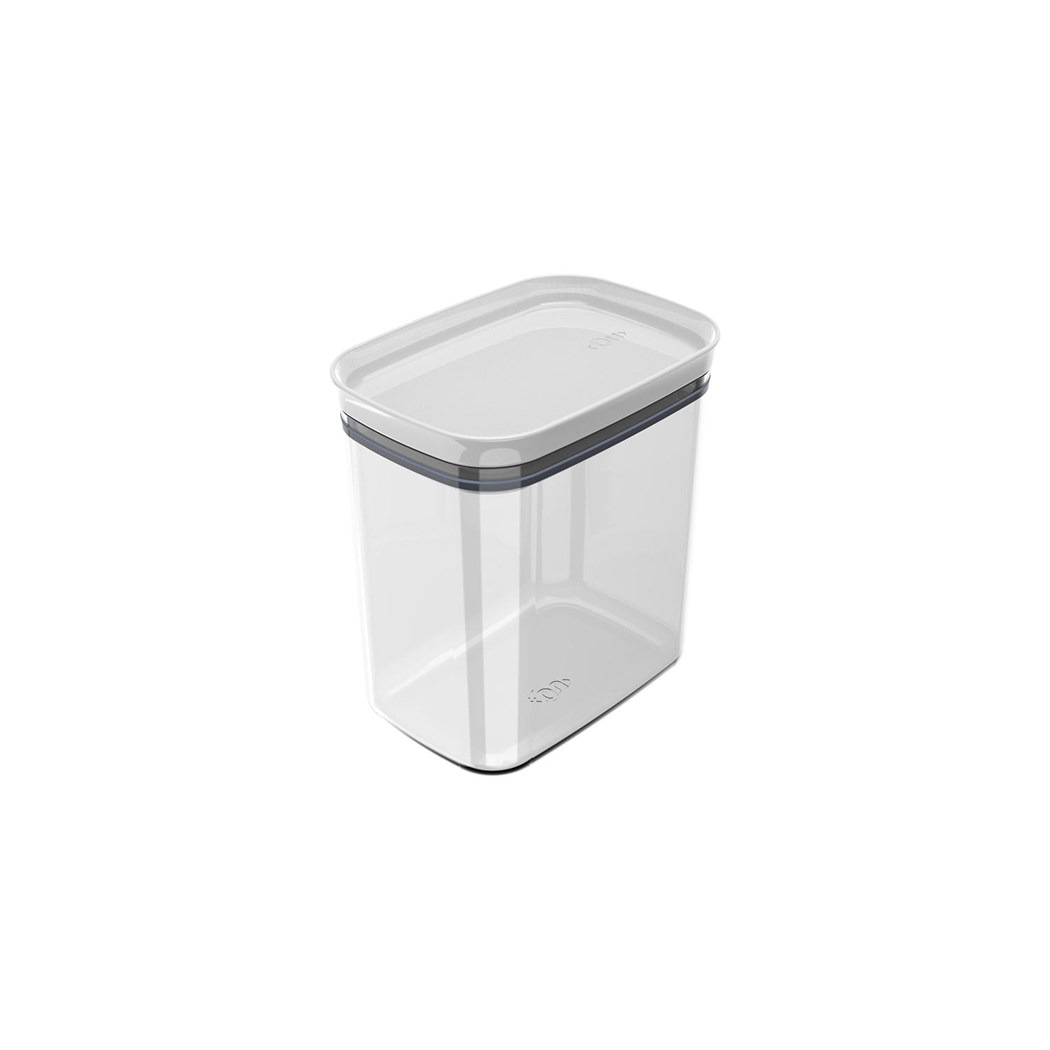 Pote hermético organizador retangular Ou 1,5L Linha Block