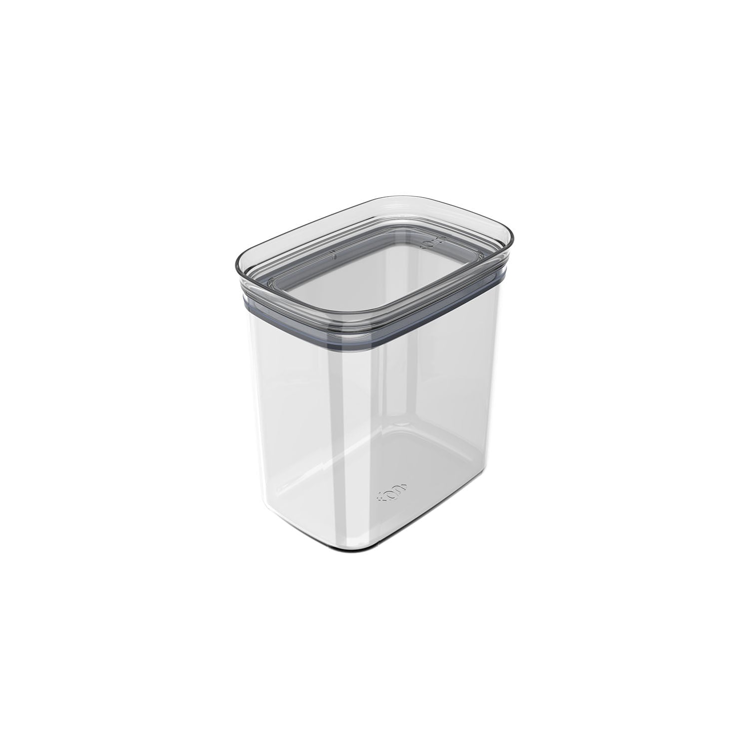 Pote hermético organizador retangular Ou 1,5L Linha Block