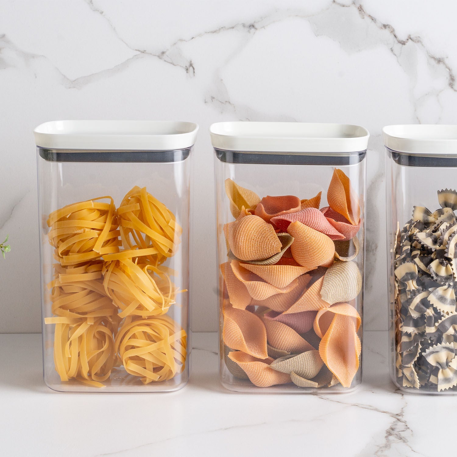 Pote hermético organizador retangular Ou 2,3L Linha Block
