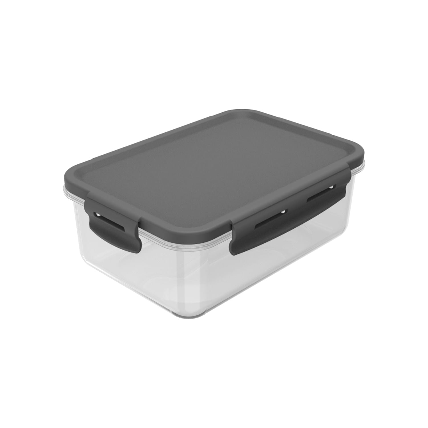 Pote organizador de geladeira retangular Ou 1280ml Linha Click