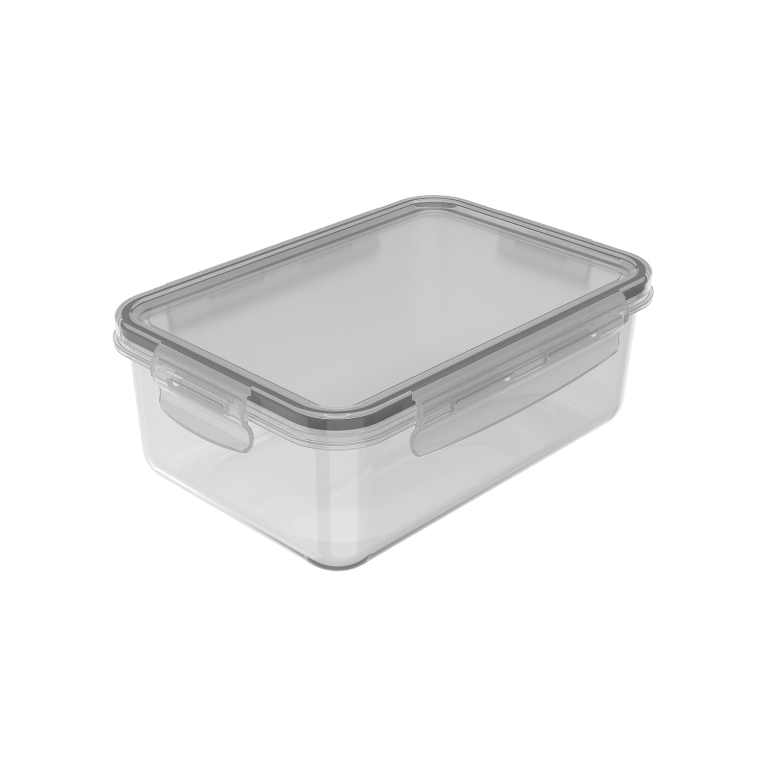 Pote organizador de geladeira retangular Ou 1280ml Linha Click