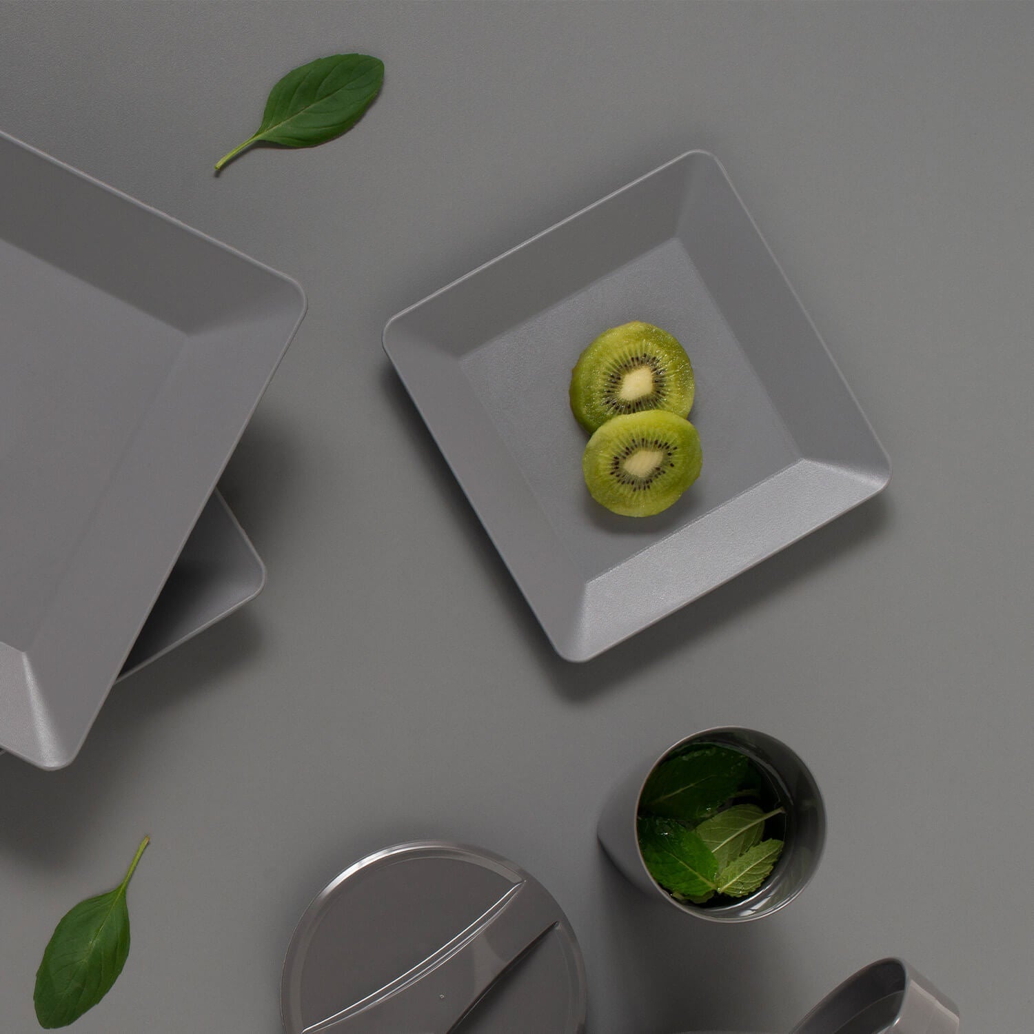 Porta lanche luna quadrado Ou Linha Servir