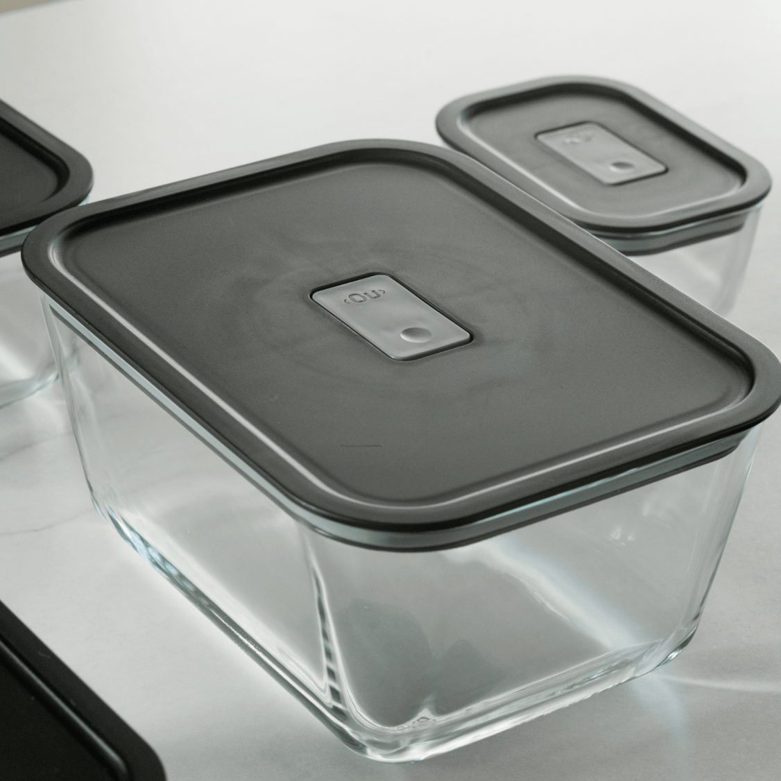 Pote de vidro hermético Ou 2,4L Linha Fresh Lock