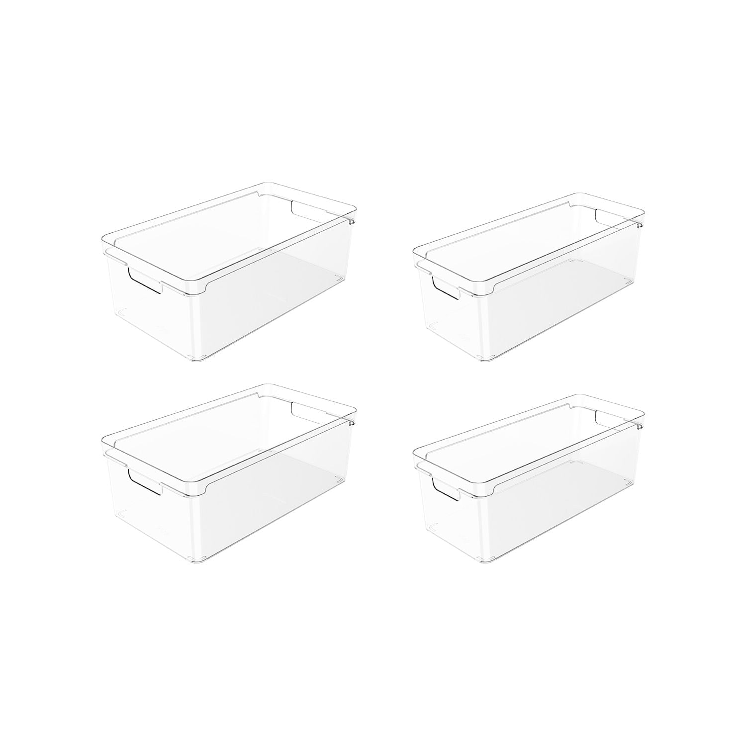 Kit organizador de armários Ou 4 peças Linha Clear