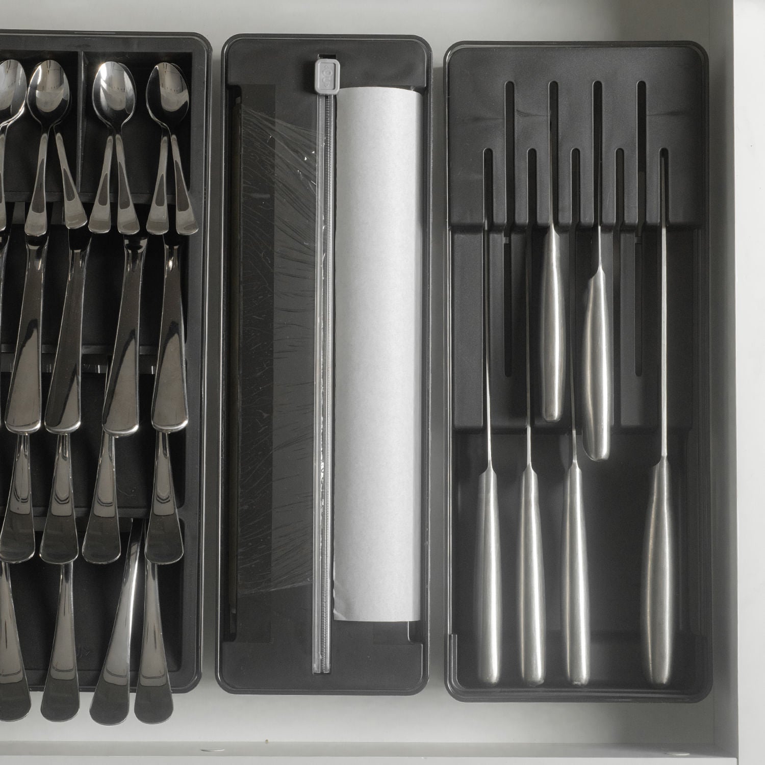 Kit Organizador de Gavetas Ou 3 Peças Linha Clear